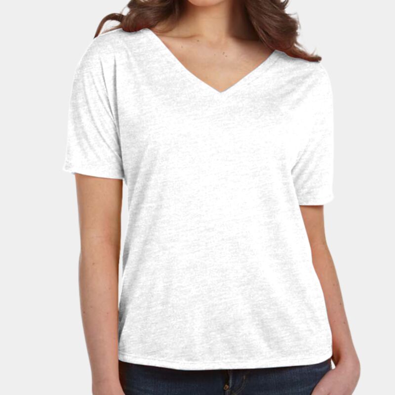 Ladies' Slouchy V-Neck T-Shirt Thumbnail