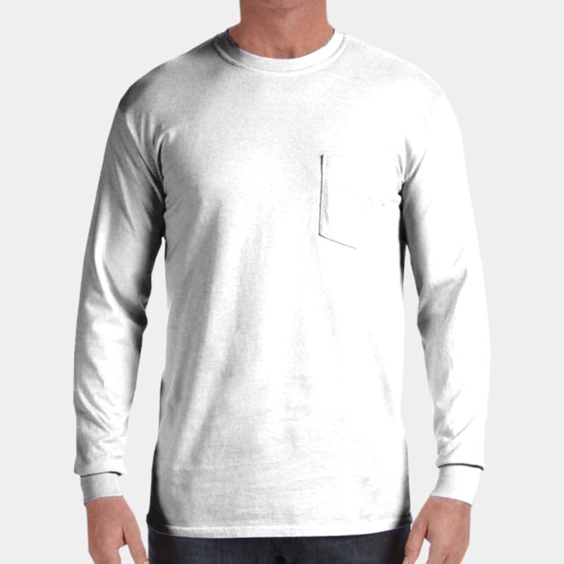 Adult Heavyweight RS Long-Sleeve Pocket T-Shirt Thumbnail