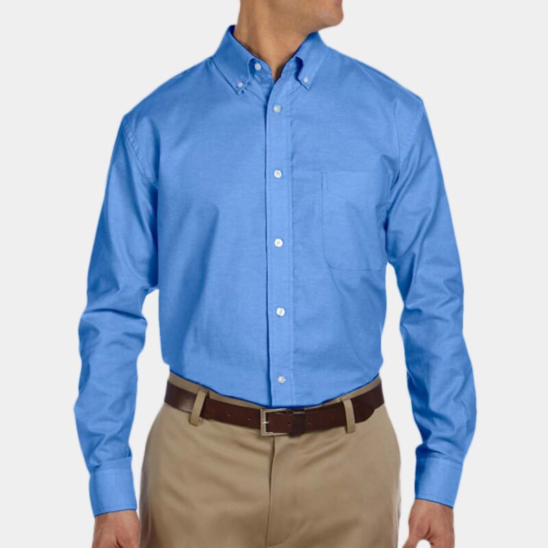 Men's Long-Sleeve Oxford with Stain-Release Thumbnail