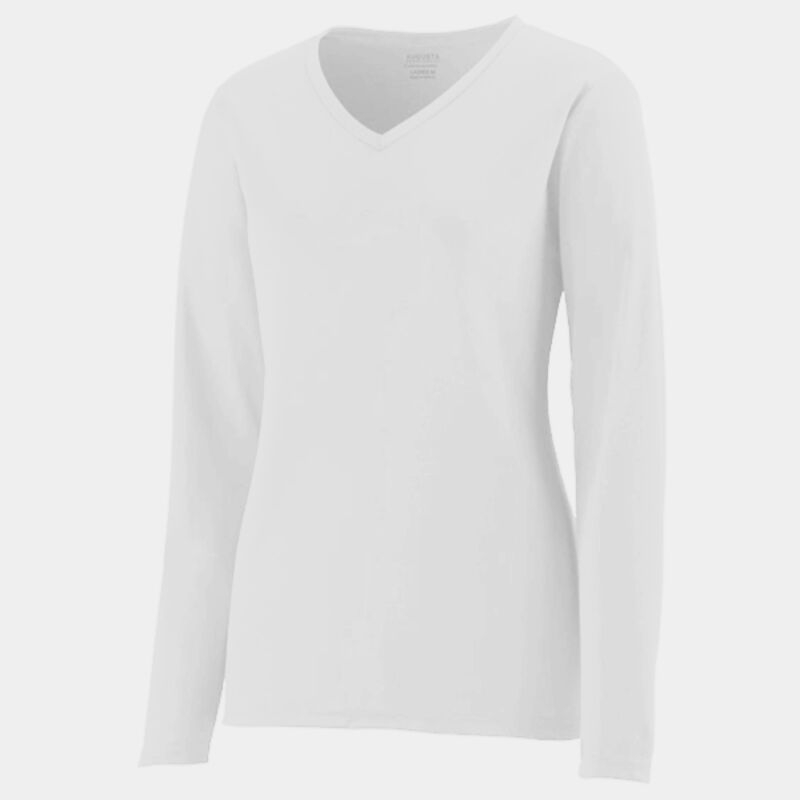 Ladies' Wicking Long-Sleeve T-Shirt Thumbnail