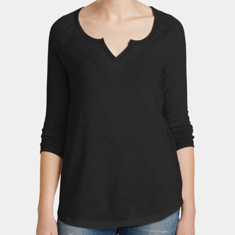 Alternative Women's Outfield 3/4 Sleeve Vintage 50/50 Tee Thumbnail