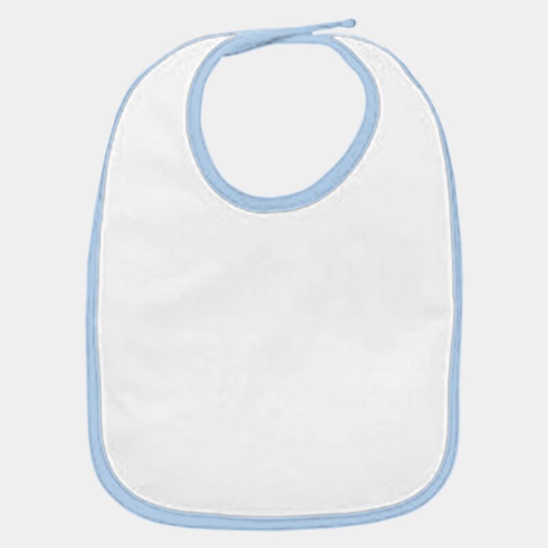 Infant Contrast Trim Bib Thumbnail