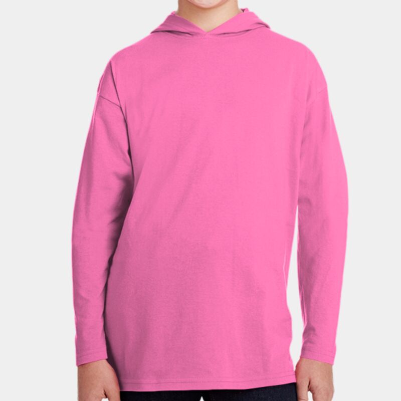 Youth Long-Sleeve Hooded T-Shirt Thumbnail