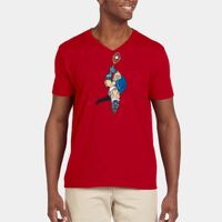 Adult Softstyle® V-Neck T-Shirt Thumbnail